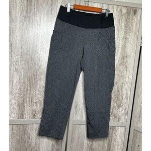 Prana Pants Outdoor Hiking Wide Stretch Waistband Gray Pull On Size S